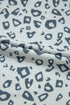 High Waist Abstract Animal Print Side Tie Cropped Pants